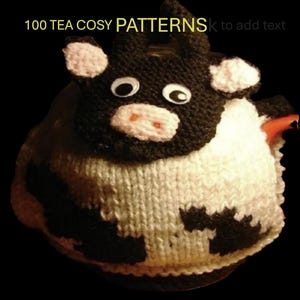 100 TEA COSY Knitting Patterns - My own designs - Easy to Knit - PDF Digital Download - E Book tea Cosy Knitting Pattern Book 100+ Designs