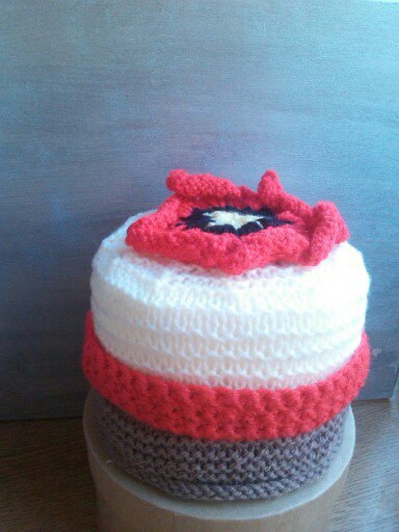 POPPY TOILET ROLL Cover Knitting Pattern Toilet Cosy Toilet Roll Cozy