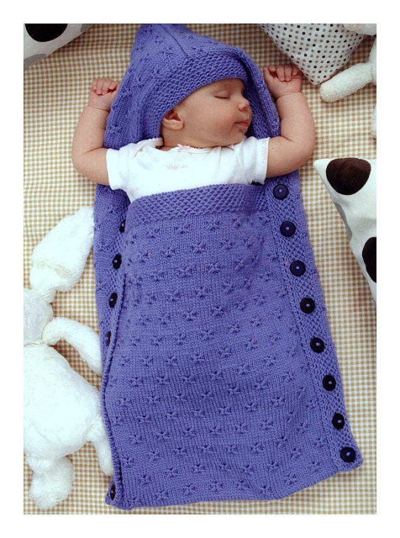 Aran baby sleeping bag knitting pattern free cheap