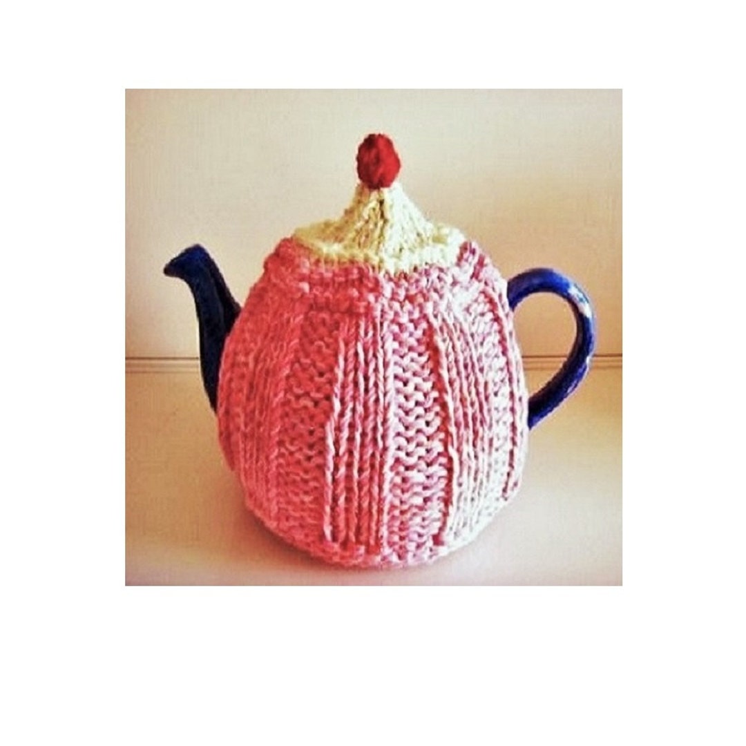 Cupcake Tea Cosy Knitting Pattern Etsy