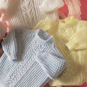 Jumper Knitting Pattern for children pdf instant download