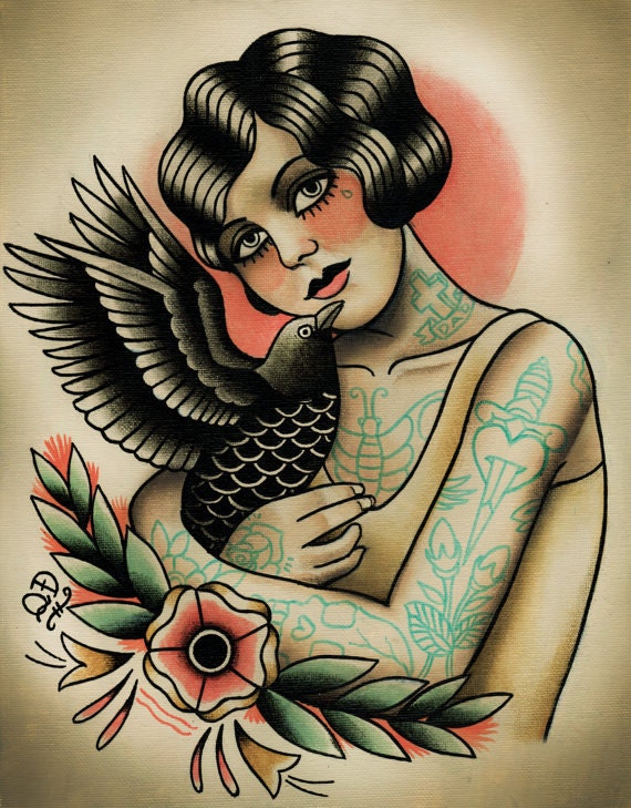 Vintage Tattoo Photo Print Poster Gift Tattoo Artist Pop Art Tattoo Shop  Decor Back Piece Tat Sailor Cool Retro Wall Decor - Etsy