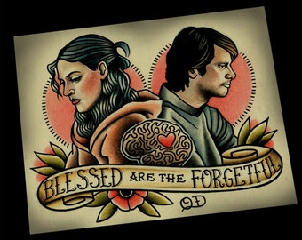 Blessed Are The Forgetful Art Print