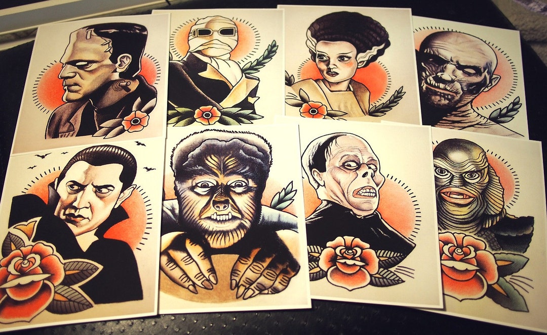 Monster Series 5.5x7 - Etsy