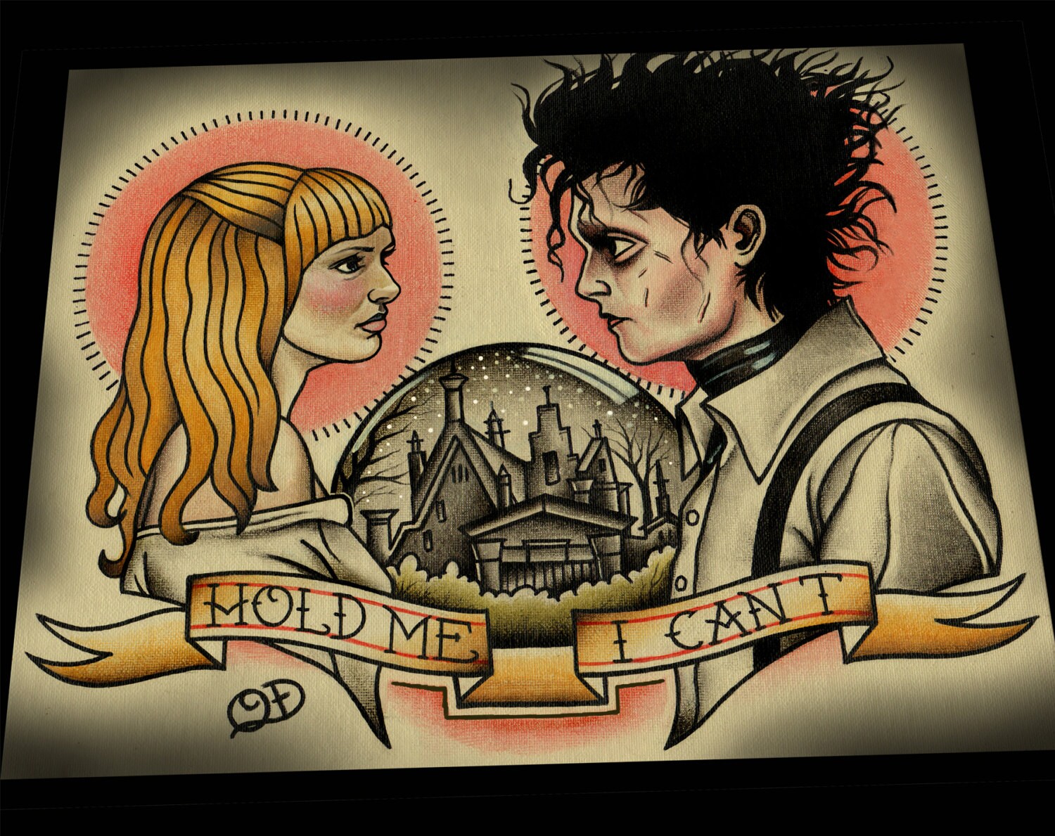 Tatouage Edward Aux Mains D Argent Edward Scissorhands Tattoo Art Print - Etsy France