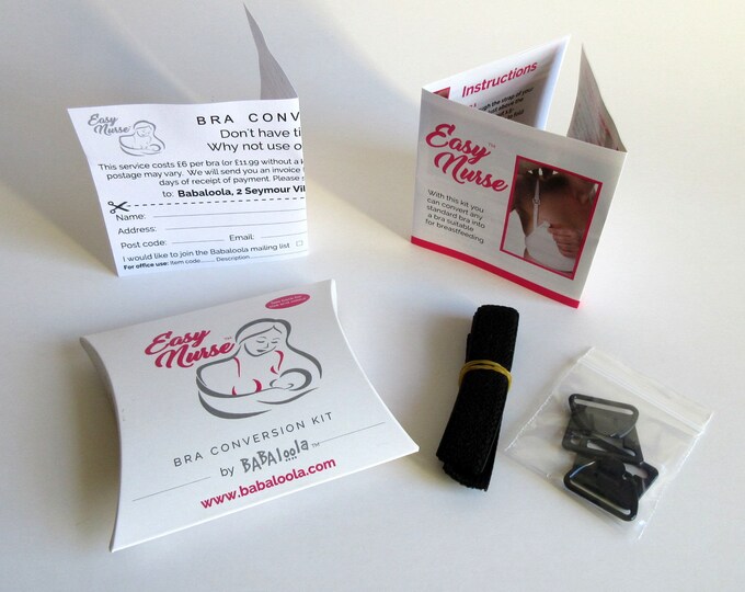 Nursing Bra Conversion Kit Easy Nurse DIY Nursing Lingerie Etsy