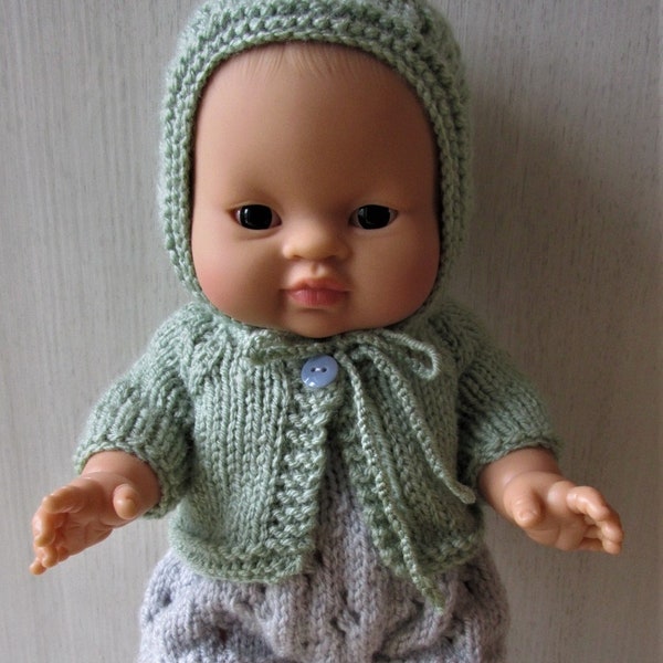 Minikane Dolls Clothes, Knitting Pattern for Doll Clothes, 32cm Doll Clothes, Minikane Knitted Doll Clothes