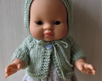 Minikane Dolls Clothes, Knitting Pattern for Doll Clothes, 32cm Doll Clothes, Minikane Knitted Doll Clothes