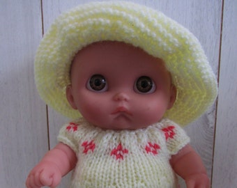 Knitting Pattern for Berenguer Li'l Cutesies Dolls Clothes