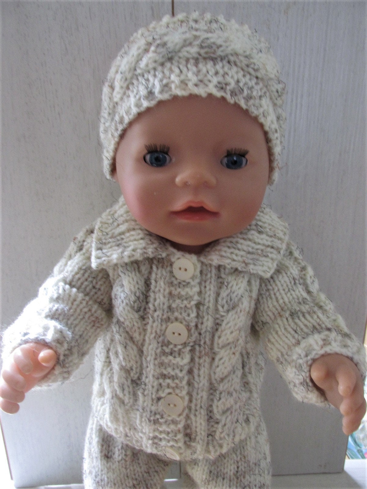 Baby Born Doll Clothes Knitting Pattern - Etsy UK