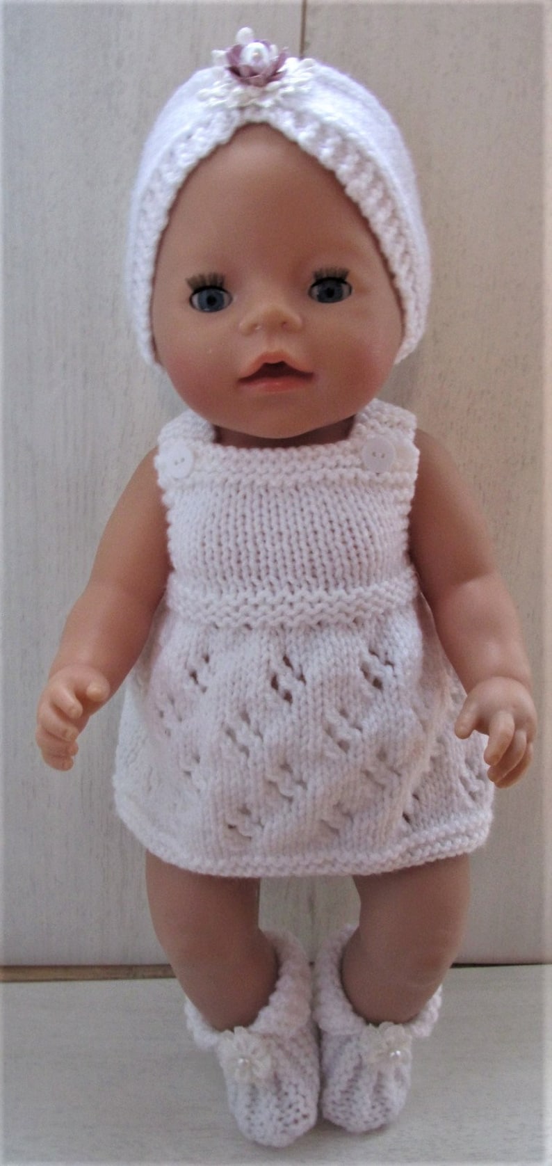 Baby Born Dolls Clothes Dolls Knitting Pattern Hand Knitted Etsy