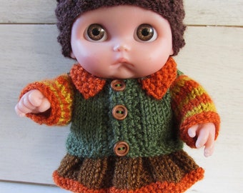 Berenguer Doll Clothes Knitting Pattern for 8.5" Berenguer Li'l Cutesies Dolls Clothes