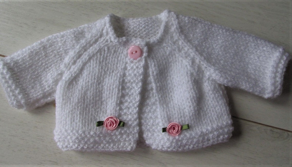 Knitting Pattern Miniland Doll 38cm Dolls Cardigan and Etsy