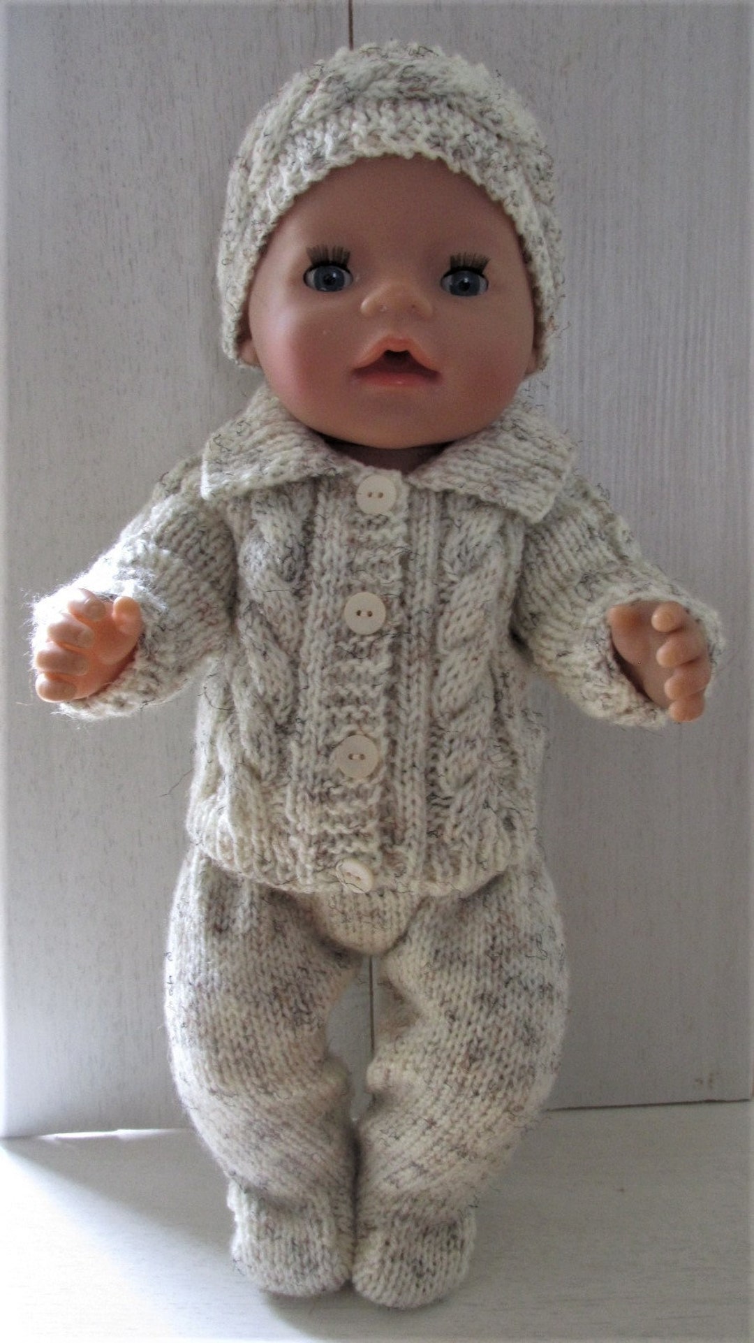 Baby Born Doll Clothes Knitting Pattern - Etsy Australia