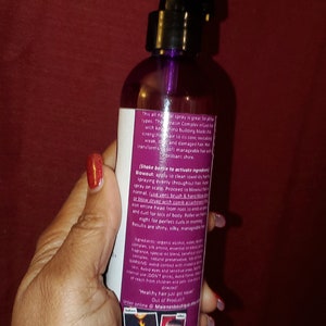 FAB'U(tm) Blowout Spray|Herstellend, thermo-bescherming, voller haar, geen sulfaten, geen minerale olie, geen parabenen, geen natriumhydroxide, zijdezacht haar afbeelding 9