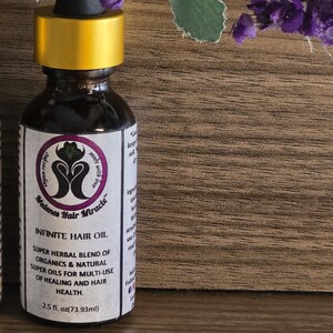 Infinite Hair Oil |Herbal Blend for both Pet/Human Healthy hair & Skin(2.5 fl oz)