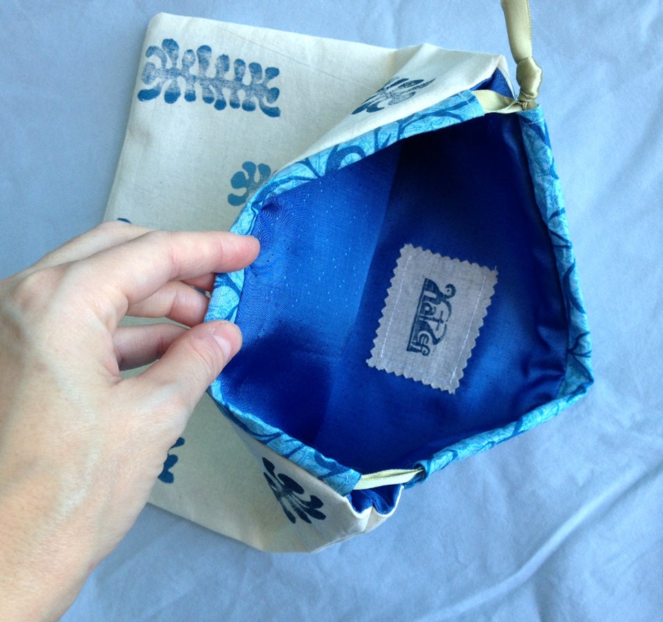 Handmade drawstring bag Etsy