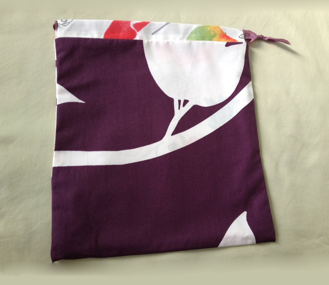 Handmade drawstring bag Etsy