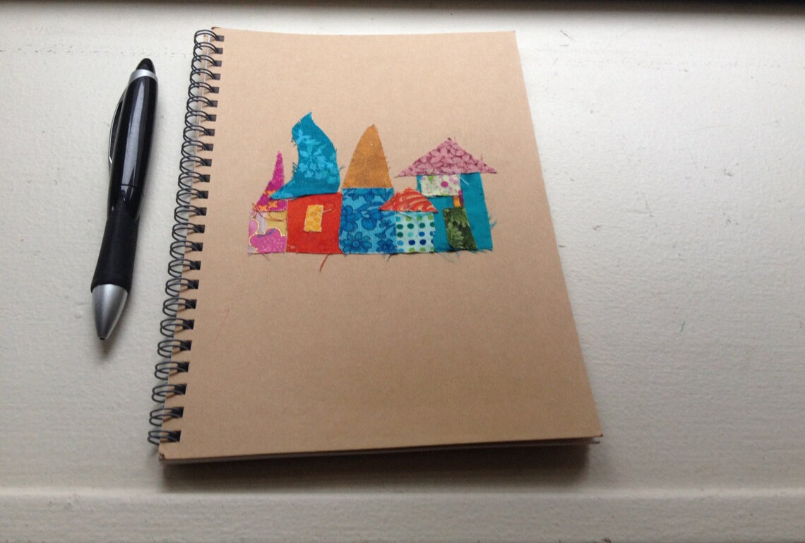 Hand Decorated MUJI Notebooks With Magical Villages Etsy