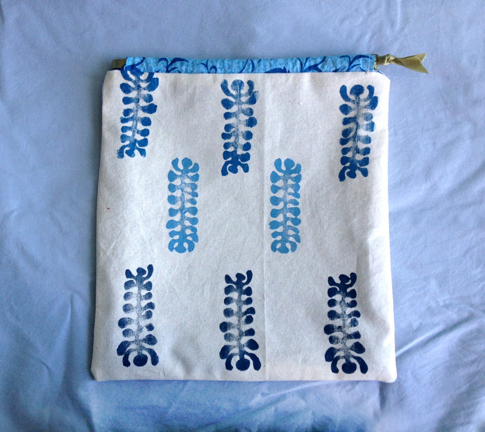 Handmade drawstring bag Etsy