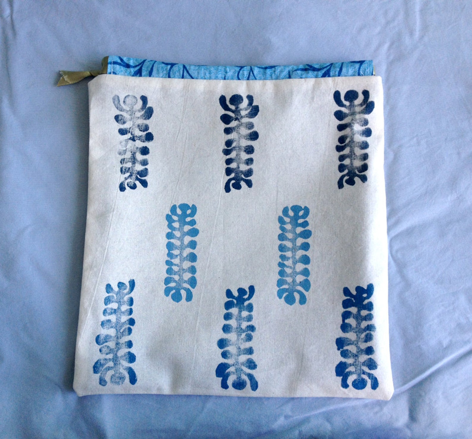 Handmade drawstring bag Etsy