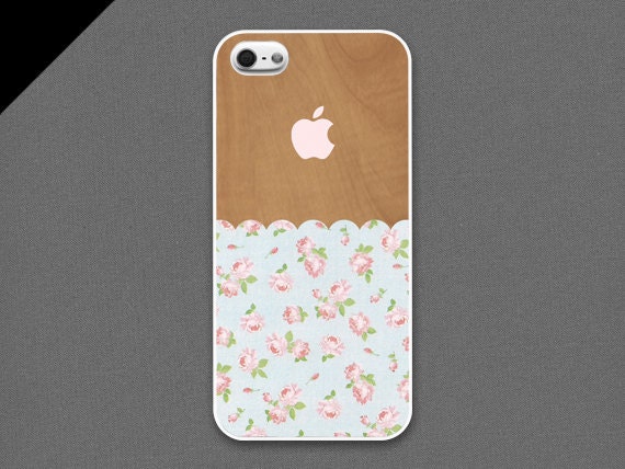 Items Similar To Iphone 5 5s Case Pink Flower Pattern Layered On