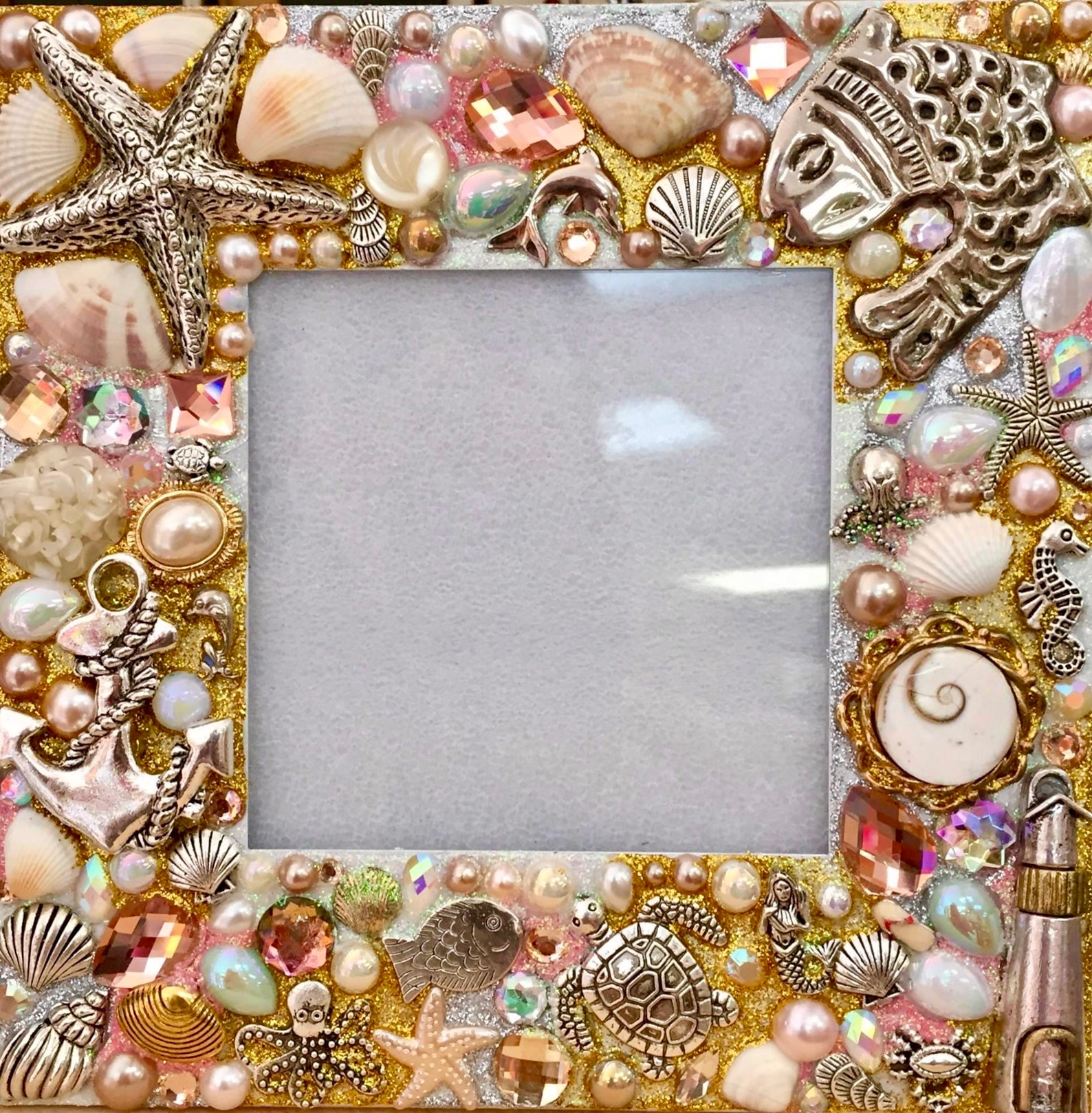 Beach Theme Picture Frame Etsy