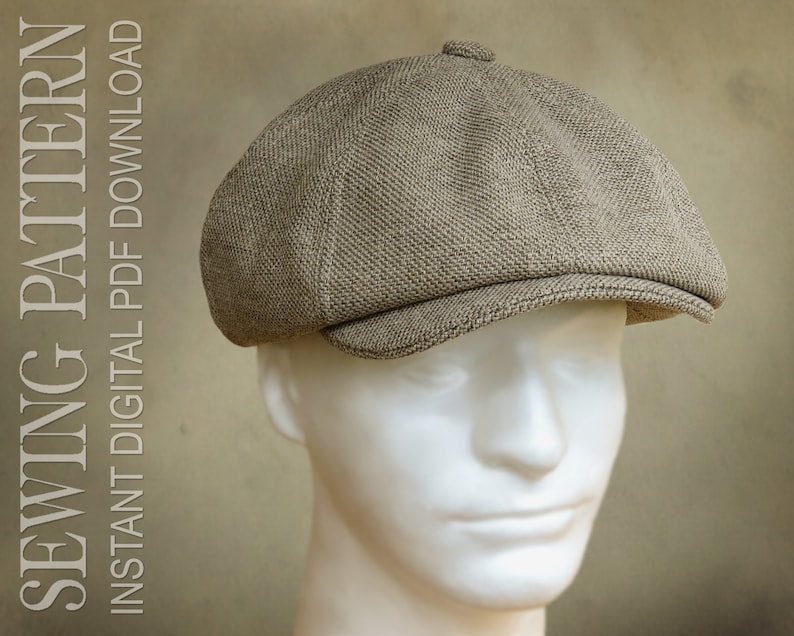 SEWING PATTERN Taylor 1920's Gatsby Newsboy Driving Cap Etsy