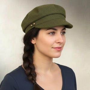 PATRÓN DE COSTURA - Hyatt: Gorra de Capitán, Piloto, Pescador Griego, Violinista, Unisex, para Hombre y Mujer, para Niño o Adulto (Descargar PDF)