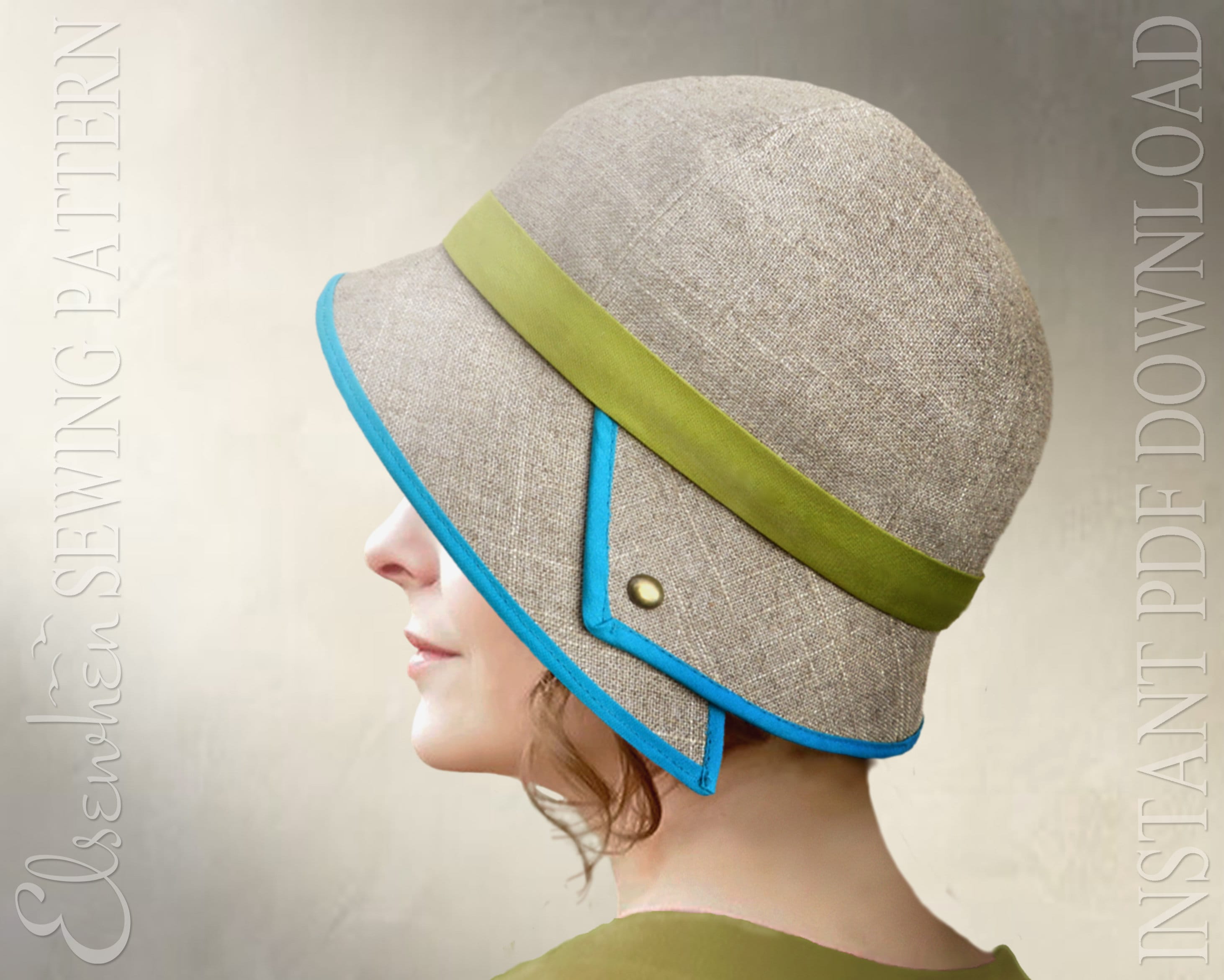 DIGITAL SEWING PATTERN Penelope, 1920's Twenties Downton Abbey Lady Mary  Cloche Hat for Child or Adult Pdf Download - Etsy