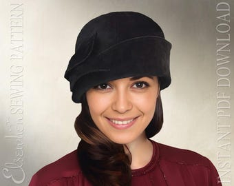 SEWING PATTERN - Daryn: 1920s Twenties Cloche Hat for Child or Adult Woman (PDF Download)