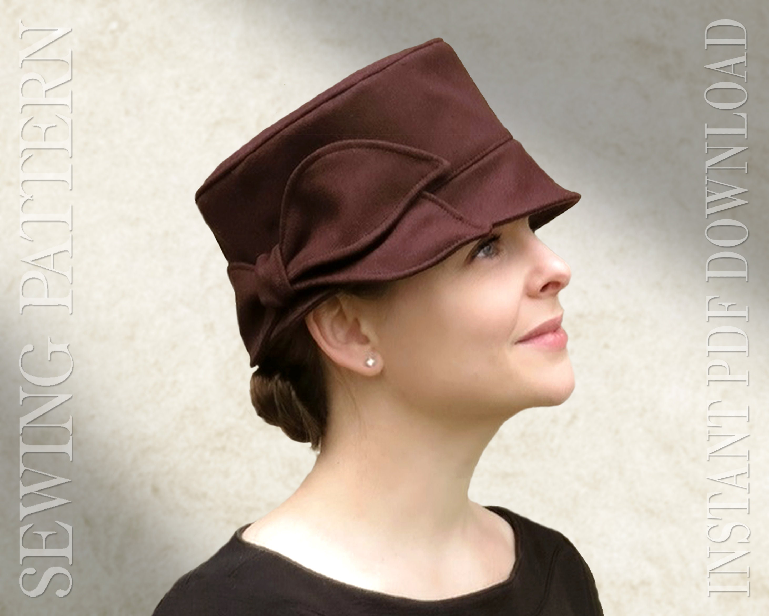 Patron de couture chapeau femme Marie-Line - Jour de Couture