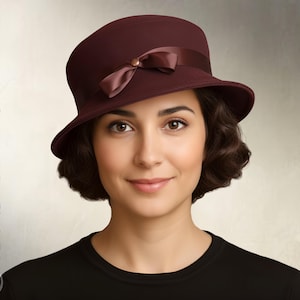 SYMÖNSTER - Robin: Bucket Cloche-hatt för barn eller vuxen unisex 1930-tal 1950-tal fiskesolhatt regnhatt (PDF-nedladdning)