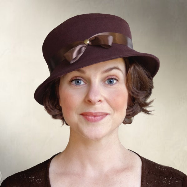 Patron de couture numérique - Robin - chapeau cloche pour enfant ou adulte - chapeau de soleil de pêche des années 30 et 50, chapeau de pluie - téléchargement pdf