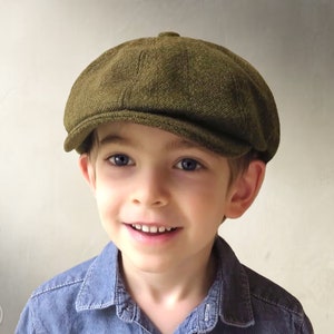 DIGITAL SEWING PATTERN - Taylor, 1920&#39;s Gatsby Newsboy Driving Cap for Child or Adult with optional ear warmer flap - pdf download