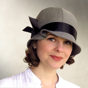 DIGITAL SEWING PATTERN - Tess, 1920s Twenties Cloche Fabric Hat for Child or Adult Cancer - pdf download