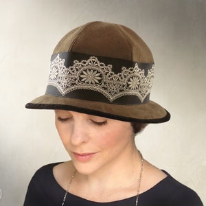 DIGITAL SEWING PATTERN - Sybil, 1920's Hat for Child or Adult - pdf download