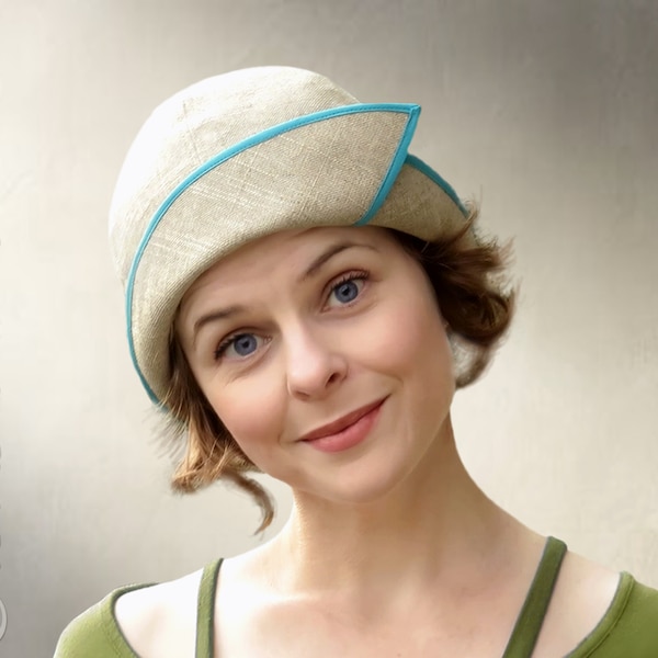DIGITAL SEWING PATTERN - Penelope, 1920's Twenties Downton Abbey Lady Mary Cloche Hat for Child or Adult - pdf download