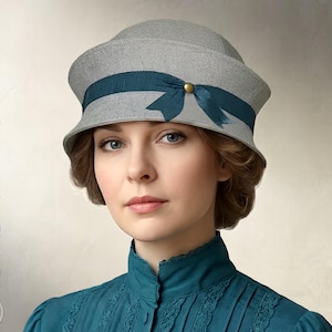 PATRÓN DE COSTURA - Freya: Sombrero cloche de tela de los años 20 para niño o adulto (Descargar PDF)