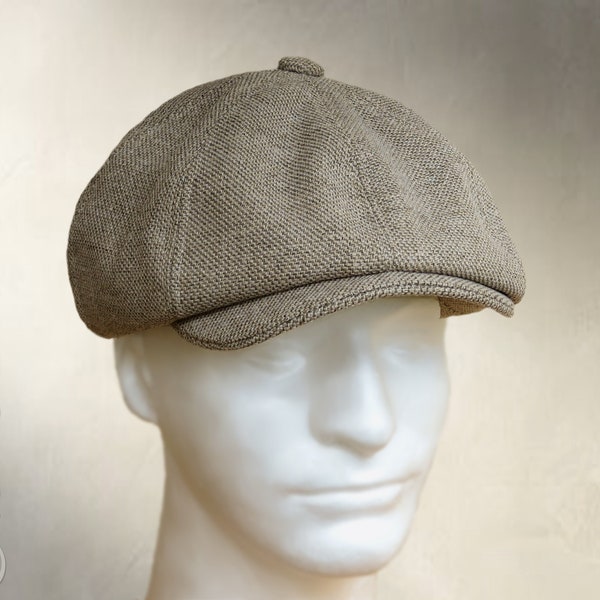 DIGITAL SEWING PATTERN - Taylor, 1920's Gatsby Newsboy Driving Cap for Child or Adult with optional ear warmer flap - pdf download
