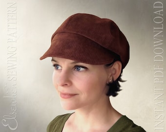 SEWING PATTERN Brooklyn: Gatsby Newsboy Tweed Cap for Child or