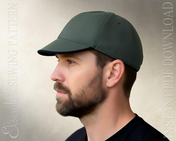 SEWING PATTERN - Ianto: Classic Cycling Cap, Welding Cap, Biking Cap (All Sizes Included (PDF Download)