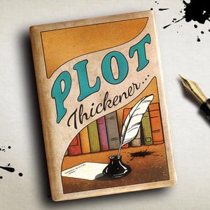 Plot Thicker - Juego de cartas, Ideas para escribir, Enriquecimiento de la vida, Narración de historias, Escritura de ficción, Regalo para rellenar las medias navideñas