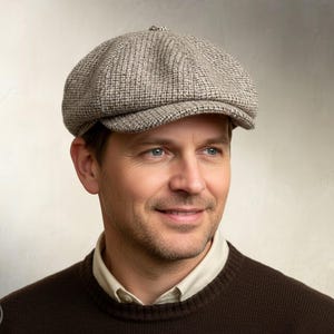 SEWING PATTERN - Taylor: 1920s Gatsby Newsboy Driving Cap for Child or Adult With Optional Ear Warmer Flap (PDF Download)