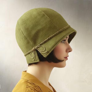 SCHNITTMUSTER - Lois: 1920er Jahre Cloche Cloche Hat für Kind oder Erwachsene Frau (PDF Download)