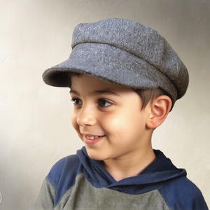 PATRÓN DE COSTURA - Hyatt: Gorra de Capitán, Piloto, Pescador Griego, Violinista, Unisex, para Hombre y Mujer, para Niño o Adulto (Descargar PDF)