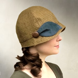 DIGITAL SEWING PATTERN - Penny, 1920s Twenties Cloche Hat for Child or Adult - pdf download