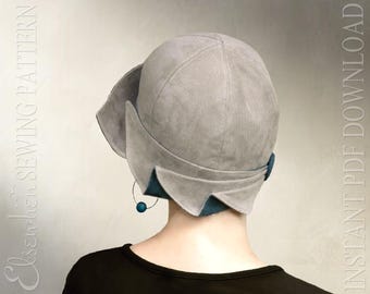 SEWING PATTERN - Vivienne: 1920s Twenties Cloche Fabric Hat for Child or Adult (PDF Download)