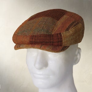 DIGITAL SEWING PATTERN - Finch, 1920&#39;s Irish Flat Cap for Child or Adult patch cap with optional ear flap - pdf download