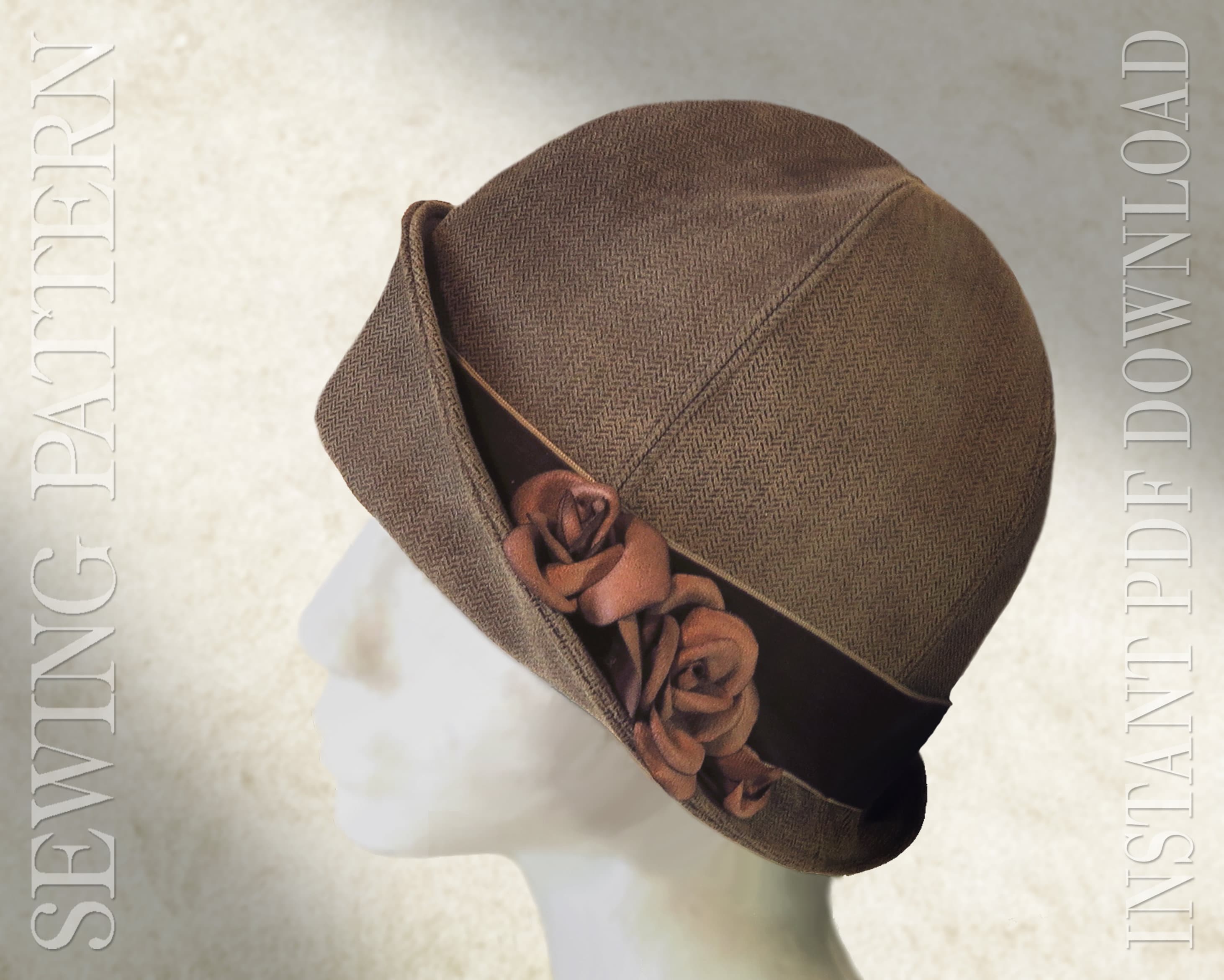 Fabric cloche hat pattern free new arrivals